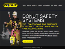 Tablet Screenshot of donutsafetysystems.com